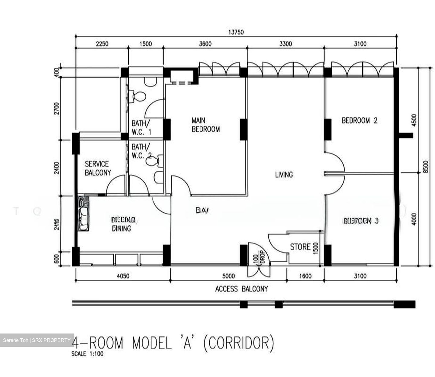 Blk 82 Lorong 4 Toa Payoh (Toa Payoh), HDB 4 Rooms #591628851